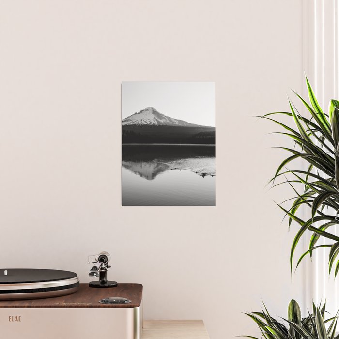 Wild Mountain Sunrise - Black and White Nature Photography Poster Gallery Image 2