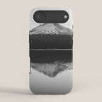 Wild Mountain Sunrise - Black and White Nature Photography iPhone Case Gallery Image 2