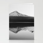 Wild Mountain Sunrise - Black and White Nature Photography Stationery Card Gallery Image 2