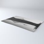 Wild Mountain Sunrise - Black and White Nature Photography Rug Gallery Image 3