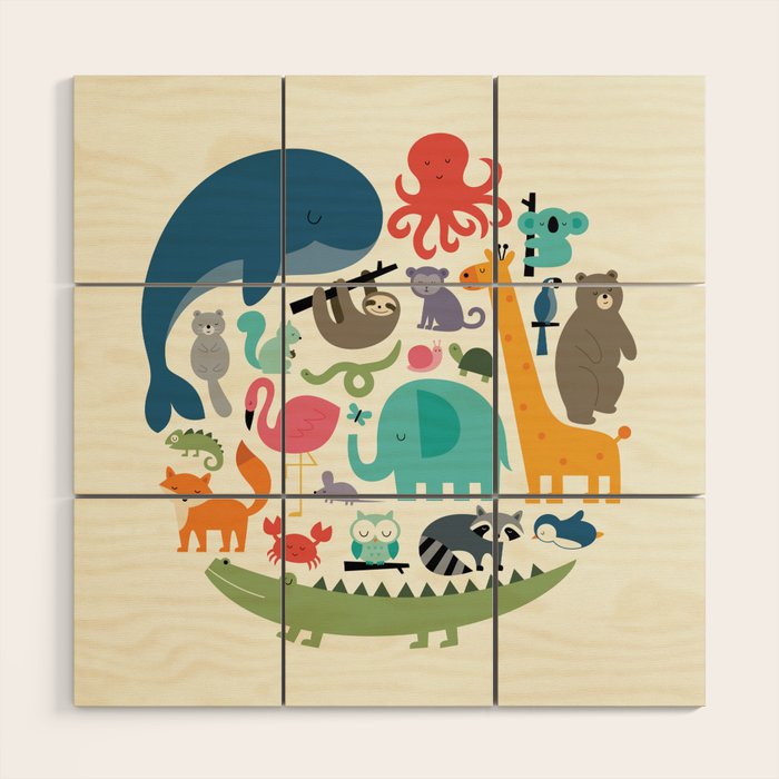 We Are One Wood Wall Art Gallery Image 1