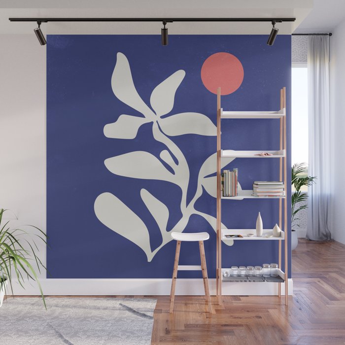 Indigo Sunrise Wall Mural Gallery Image 1
