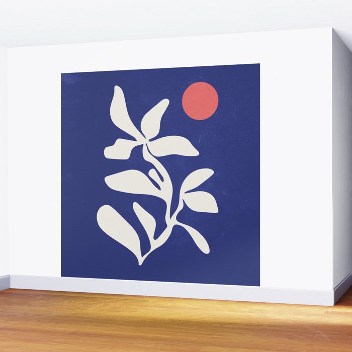 Indigo Sunrise Wall Mural Gallery Image 2