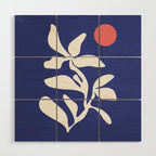 Indigo Sunrise Wood Wall Art Gallery Image 1