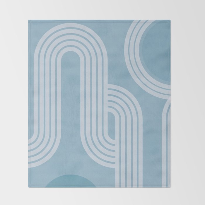 minimal geometric art 2 Throw Blanket Gallery Image 2