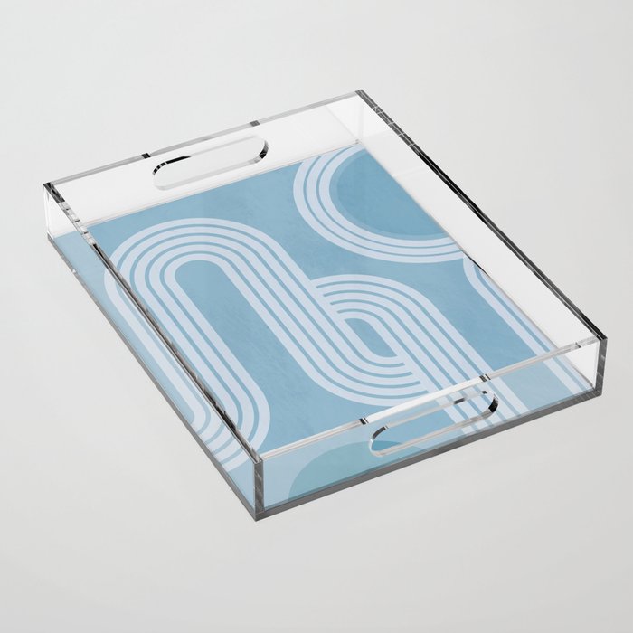 minimal geometric art 2 Acrylic Tray Gallery Image 1