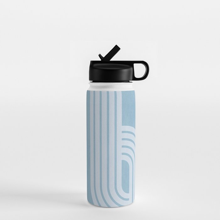 minimal geometric art 2 Water Bottle Gallery Image 1
