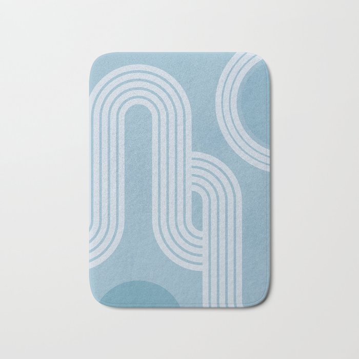 minimal geometric art 2 Bath Mat Gallery Image 1