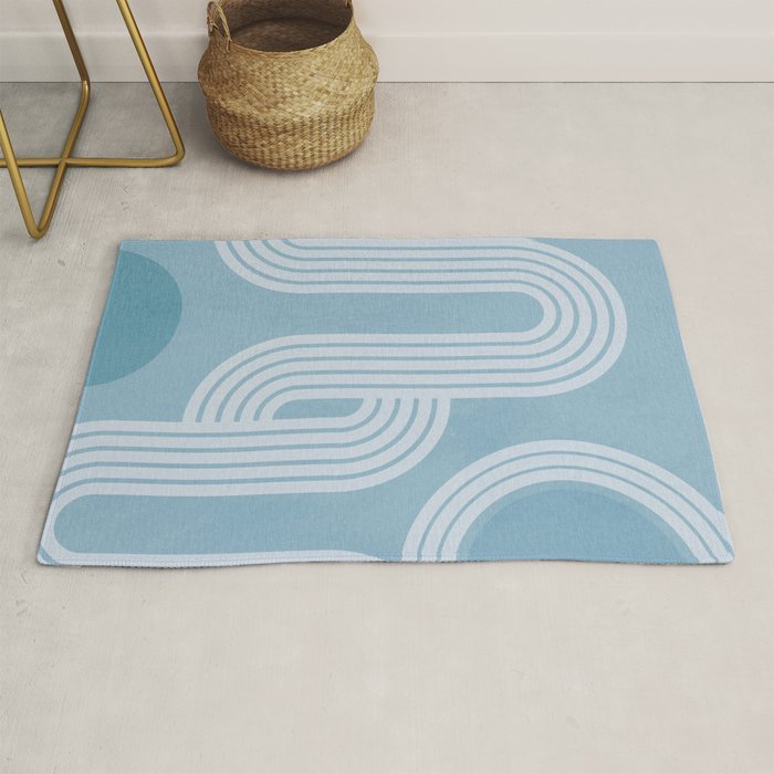 minimal geometric art 2 Rug Gallery Image 1