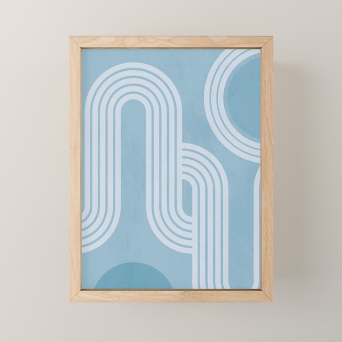 minimal geometric art 2 Mini Art Print Gallery Image 1