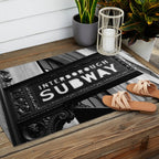 Interborough Subway Outdoor Rug Gallery Image 2
