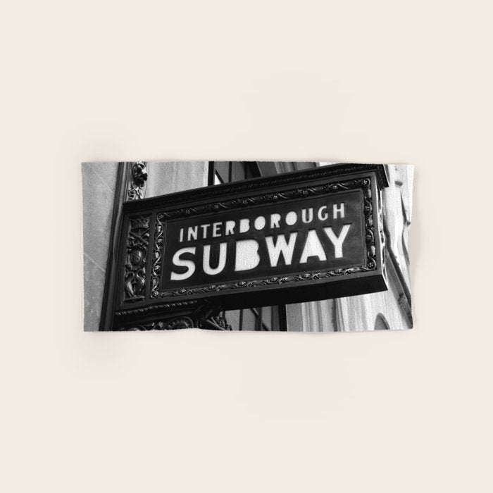 Interborough Subway Bath Towel Gallery Image 1