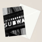 Interborough Subway Stationery Card Gallery Image 2