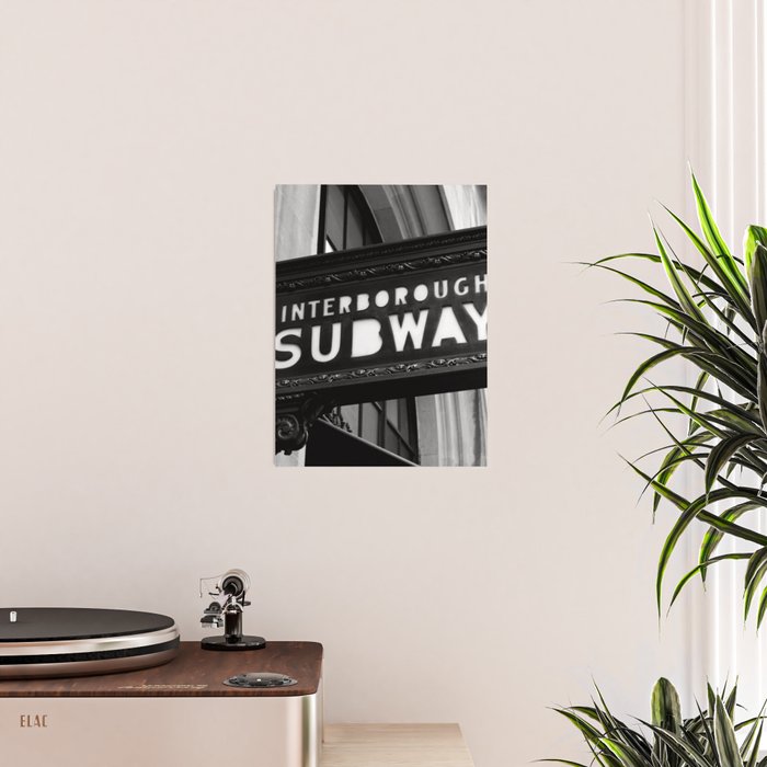 Interborough Subway Poster Gallery Image 2