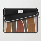 Abstract Rainbow, Burnt Orange Laptop Sleeve Gallery Image 2