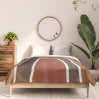 Abstract Rainbow, Burnt Orange Comforter Gallery Image 3
