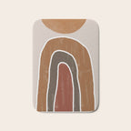 Abstract Rainbow, Burnt Orange Bath Mat Gallery Image 1