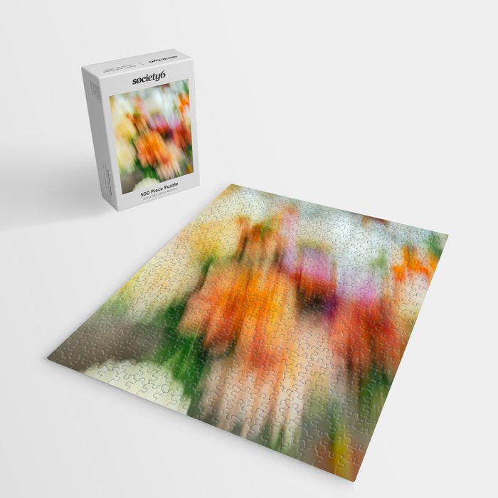 Moving Flowers | Abstract Floral Photography Jigsaw Puzzle Gallery Image 2