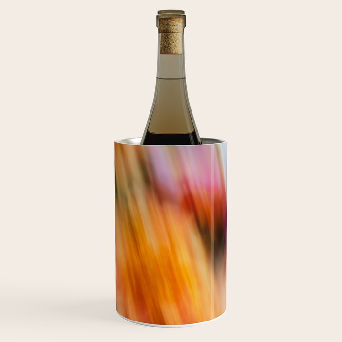 Moving Flowers | Abstract Floral Photography Wine Chiller Gallery Image 1