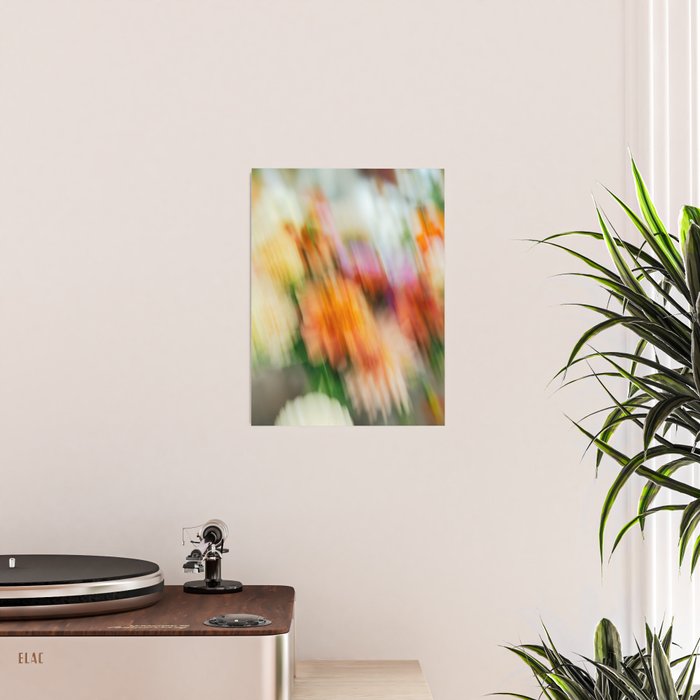 Moving Flowers | Abstract Floral Photography Poster Gallery Image 2