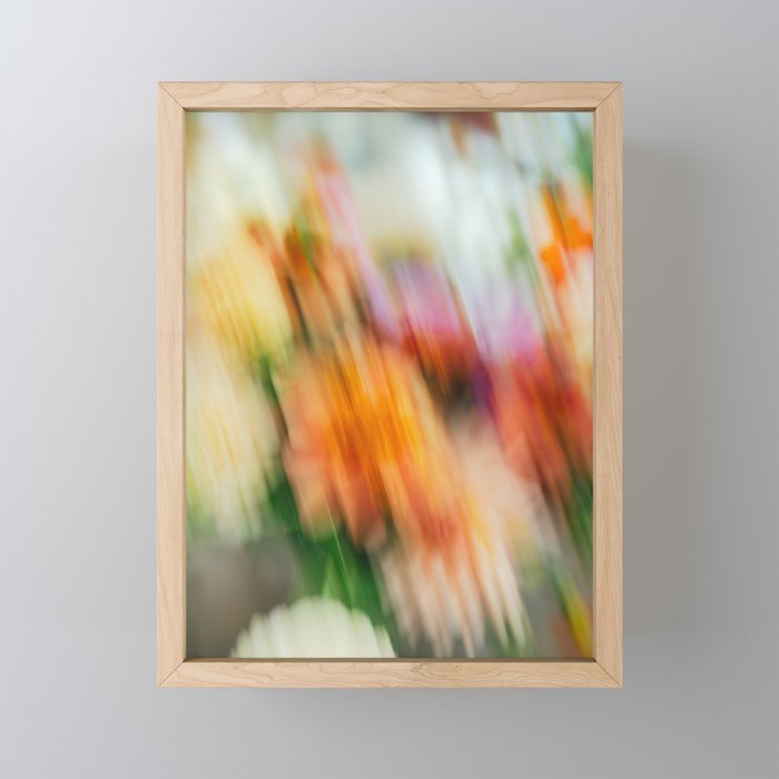 Moving Flowers | Abstract Floral Photography Mini Art Print Gallery Image 1