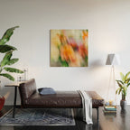 Moving Flowers | Abstract Floral Photography Wood Wall Art Gallery Image 2