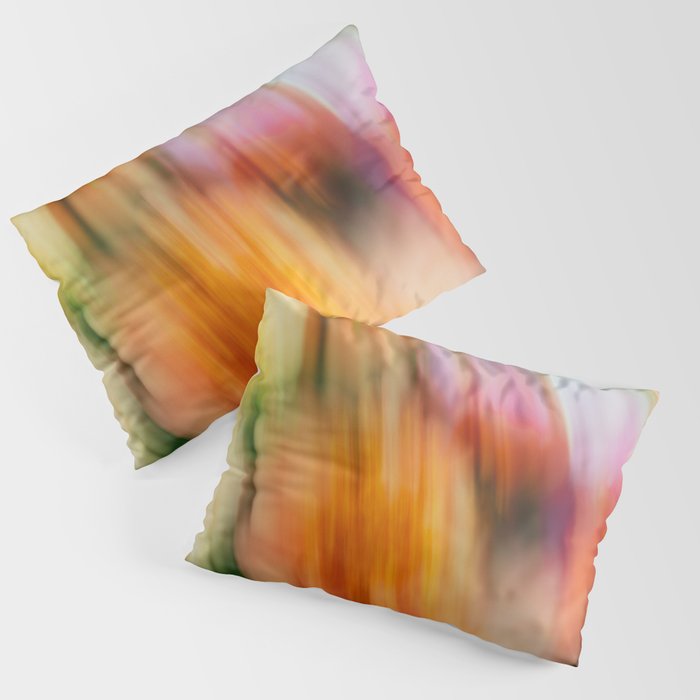 Moving Flowers | Abstract Floral Photography Pillow Sham Gallery Image 3