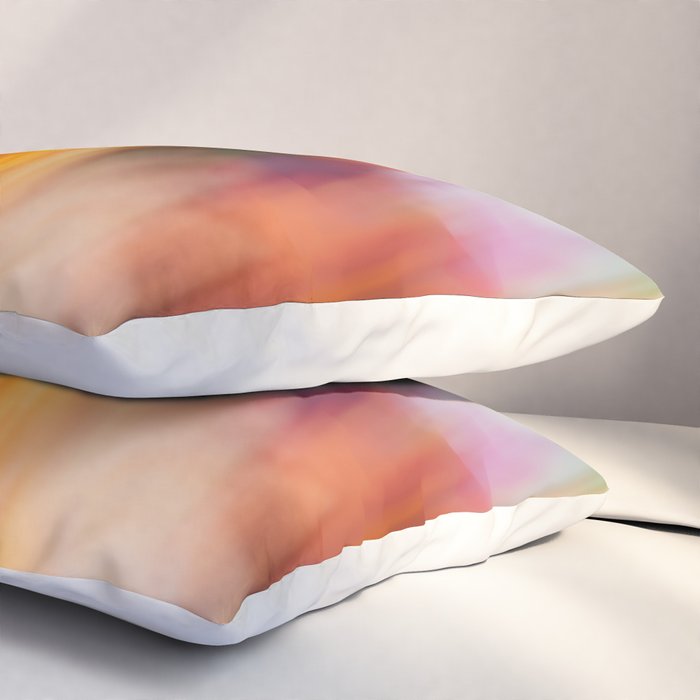 Moving Flowers | Abstract Floral Photography Pillow Sham Gallery Image 3