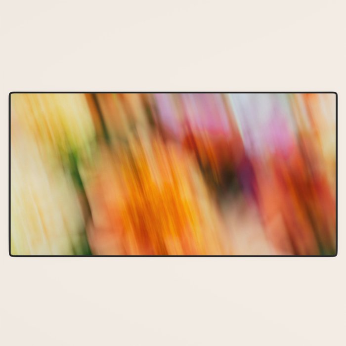 Moving Flowers | Abstract Floral Photography Desk Mat Gallery Image 3