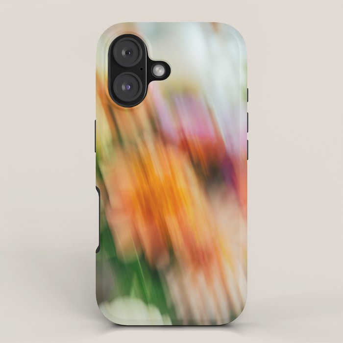 Moving Flowers | Abstract Floral Photography iPhone Case Gallery Image 1