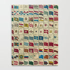 Vintage Naval Flags of The World Illustration Notebook Gallery Image 4