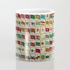 Vintage Naval Flags of The World Illustration Coffee Mug Gallery Image 4