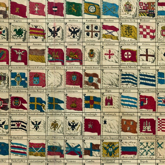 Vintage Naval Flags of The World Illustration Coffee Mug Gallery Image 2