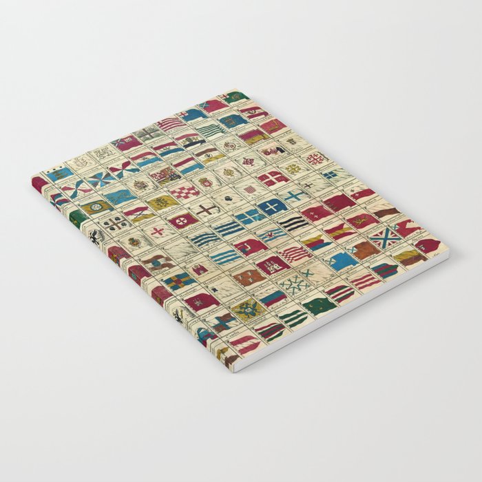 Vintage Naval Flags of The World Illustration Notebook Gallery Image 2