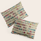 Vintage Naval Flags of The World Illustration Pillow Sham Gallery Image 3