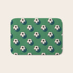 BALLS Football - pattern Bath Mat Gallery Image 1