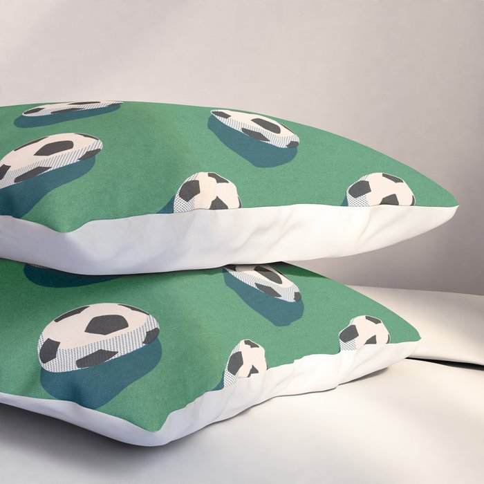 BALLS Football - pattern Pillow Sham Gallery Image 3