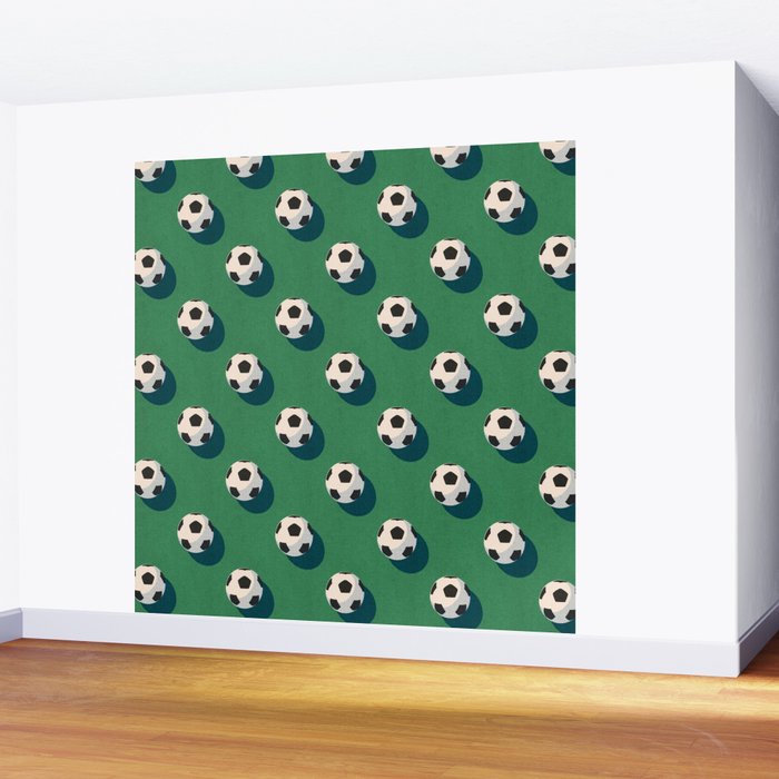 BALLS Football - pattern Wall Mural Gallery Image 2