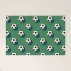 BALLS Football - pattern Welcome Mat Gallery Image 1