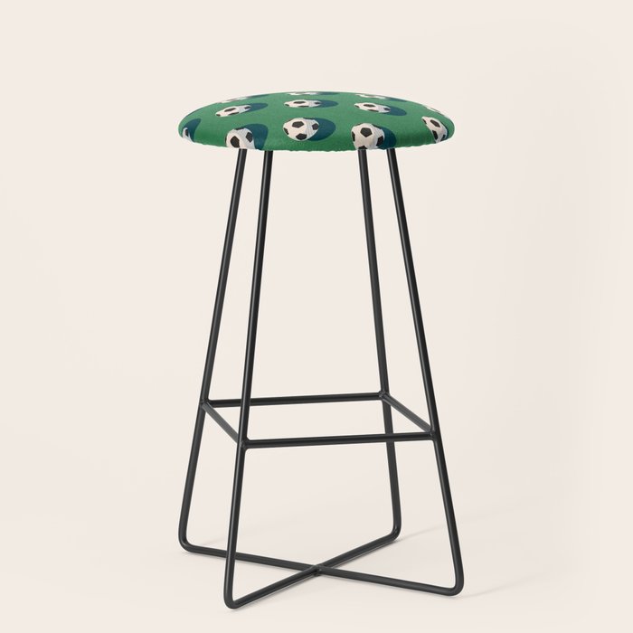 BALLS Football - pattern Stool Gallery Image 1