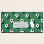BALLS Football - pattern Desk Mat Gallery Image 1