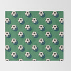 BALLS Football - pattern Throw Blanket Gallery Image 2