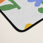 Colorful spring flower art pattern Desk Mat Gallery Image 4