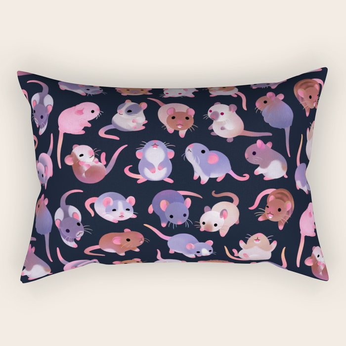 Fancy rat Rectangular Pillow Gallery Image 2