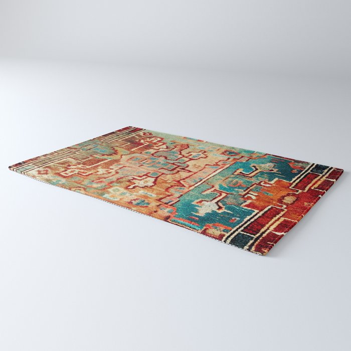 Eclectic Vintage Bohemian Aesthetic Rug Gallery Image 3