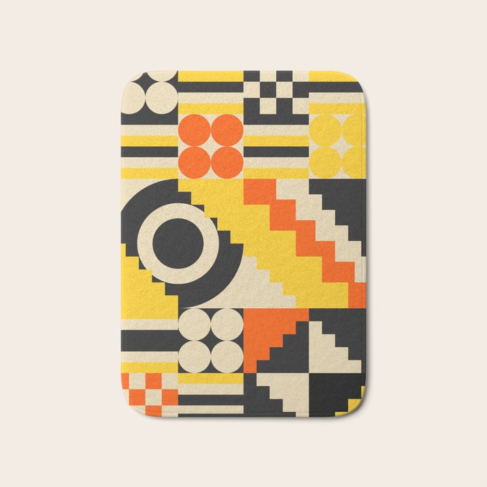Lovely Geometrics Bath Mat Gallery Image 1