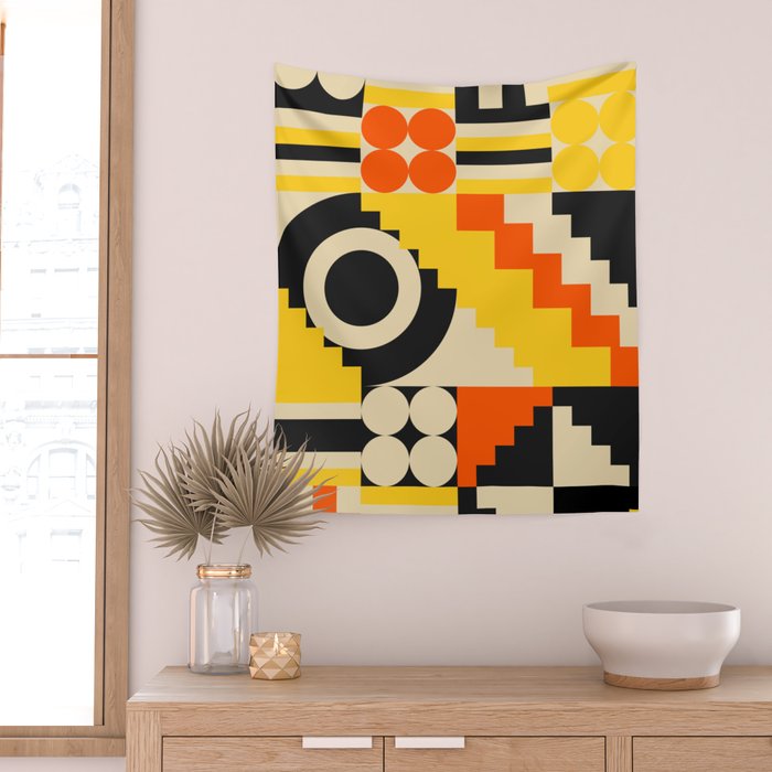 Lovely Geometrics Wall Tapestry Gallery Image 2