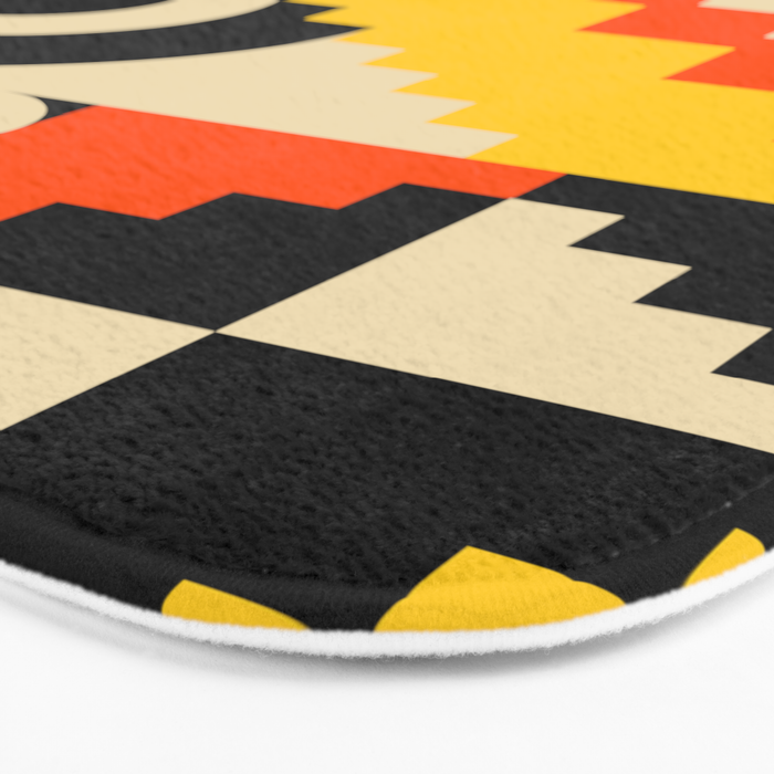 Lovely Geometrics Bath Mat Gallery Image 3