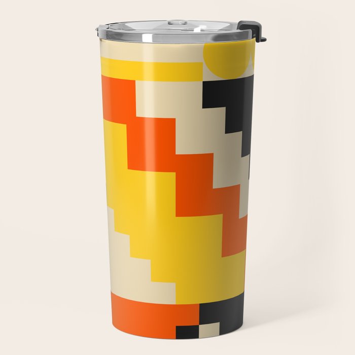 Lovely Geometrics Travel Mug Gallery Image 2