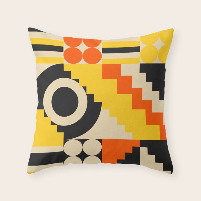 Lovely Geometrics Throw Pillow Gallery Image 1